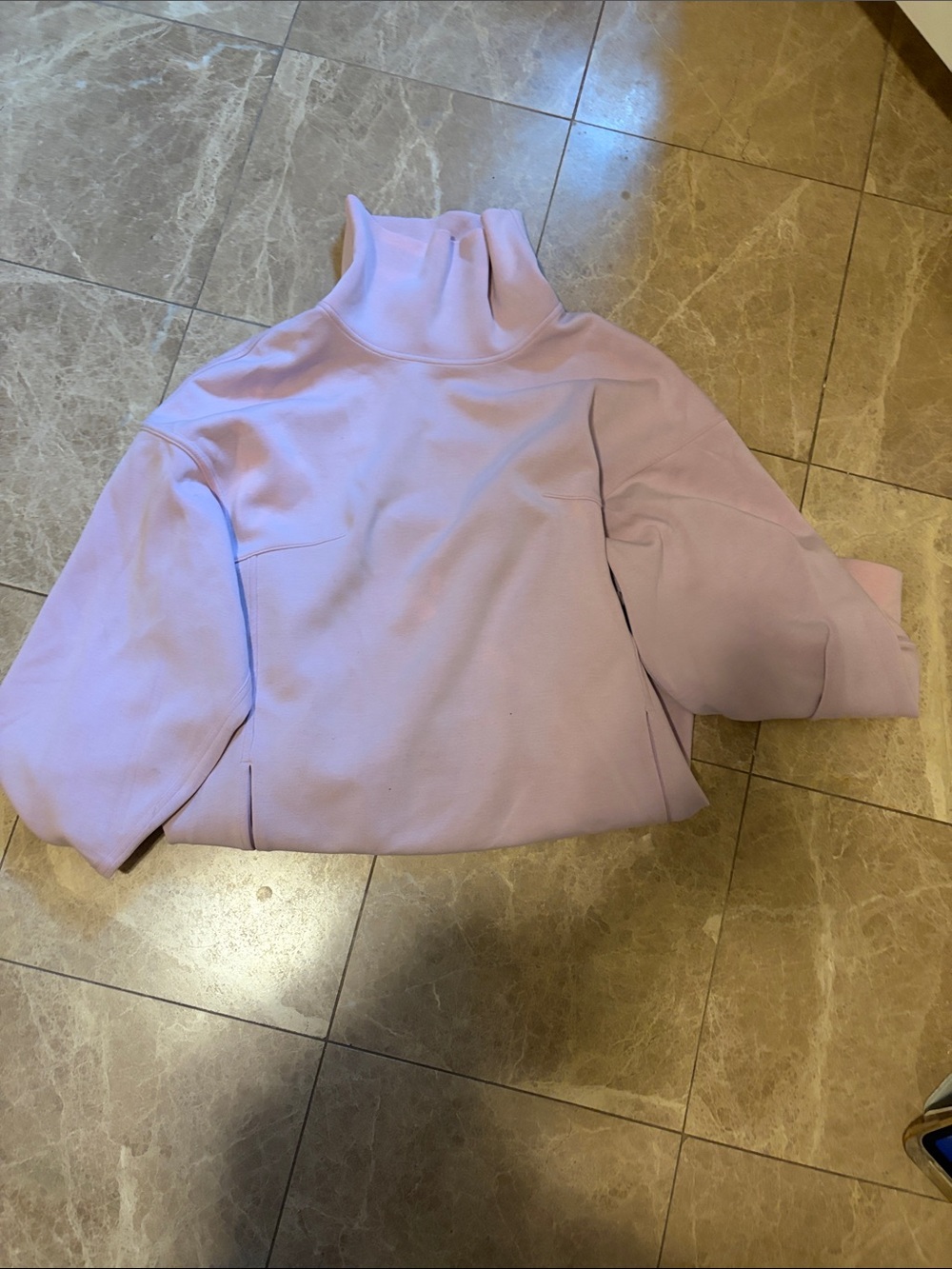 lululemon athletica Lavender Cropped Turtleneck Sweater